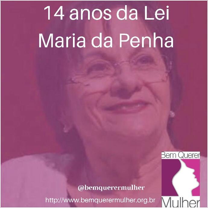 14 ANOS DA LEI MARIA DA PENHA!!!